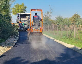 Asfaltiranje ulice Zivojina Misica u Lazarevcu (5a)