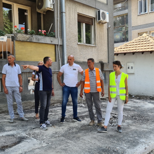 Radovi na uredjenju pesackih staza u ulici Dimitrija Tucovica (5)