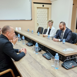 Delegacija Valandova iz Severne Makedonije na prijemu kod predsednika GO Lazarevac (3)