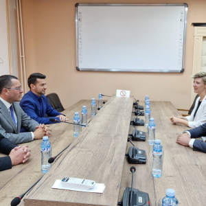 Delegacija Valandova iz Severne Makedonije na prijemu kod predsednika GO Lazarevac (2)