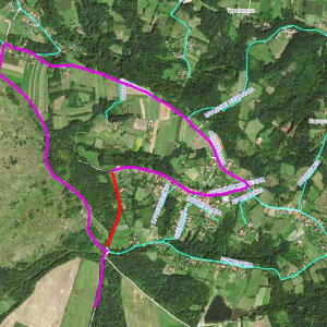 Alternativni pravac kretanja saobraćaja u toku izvođenja radova